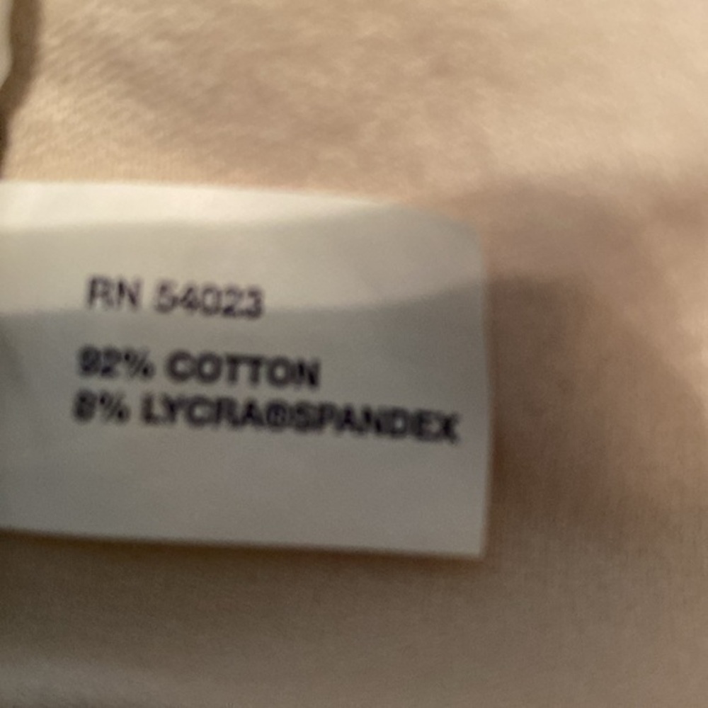 Gap beige skirt size‎ 2 zippered back cotton spandex 23” length - Picture 4 of 4